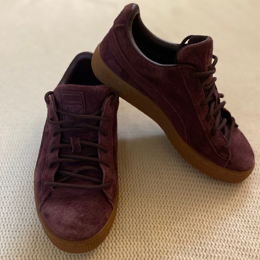 Plum/Purple Puma Basket Shoes
